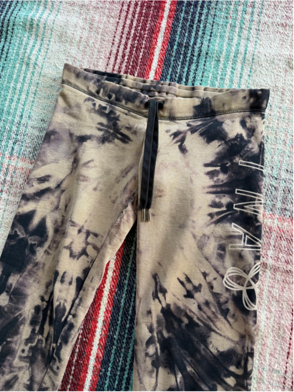 Vintage TNA Bleach Dye Capri Pants XS